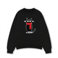 Áo Sweater Nỉ Hai Da Red Scarf Cat