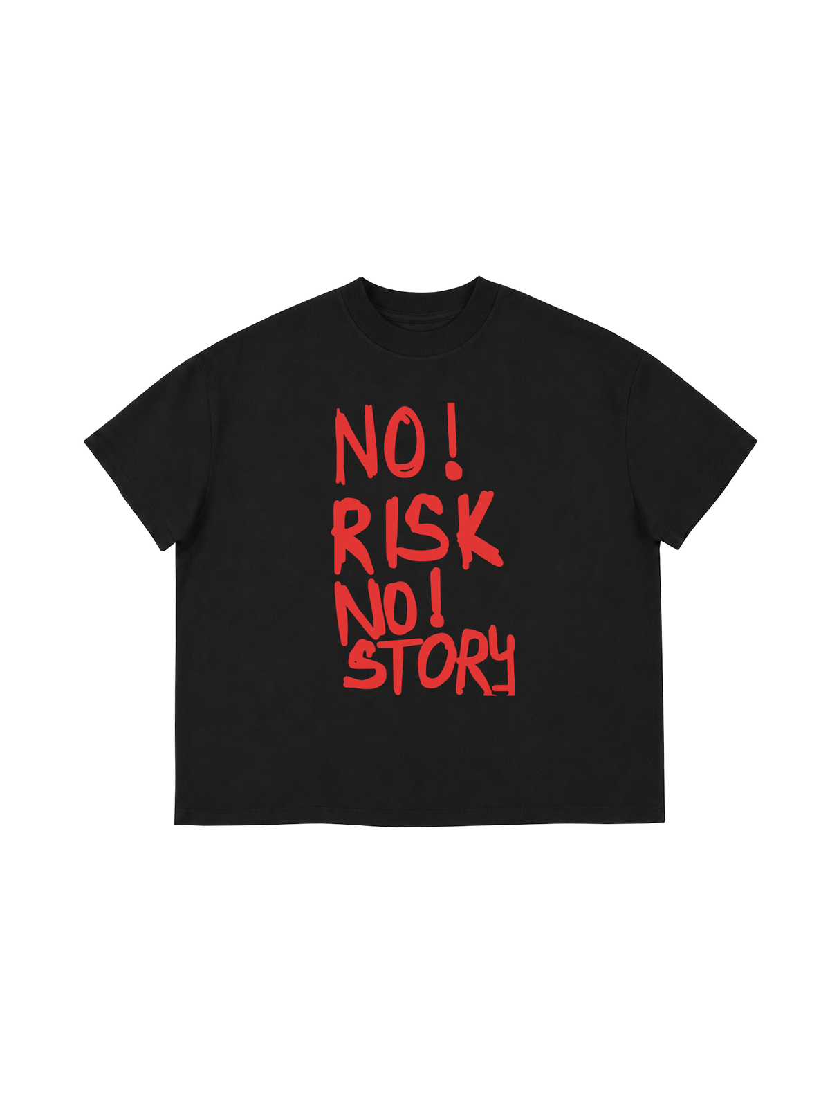 Áo Thun Boxy No Risk No Story