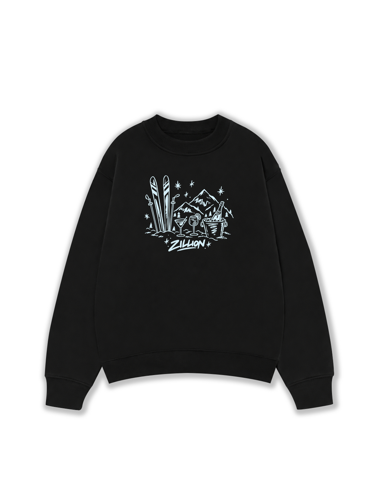 Áo Sweater Nỉ Hai Da Mountain Cheers