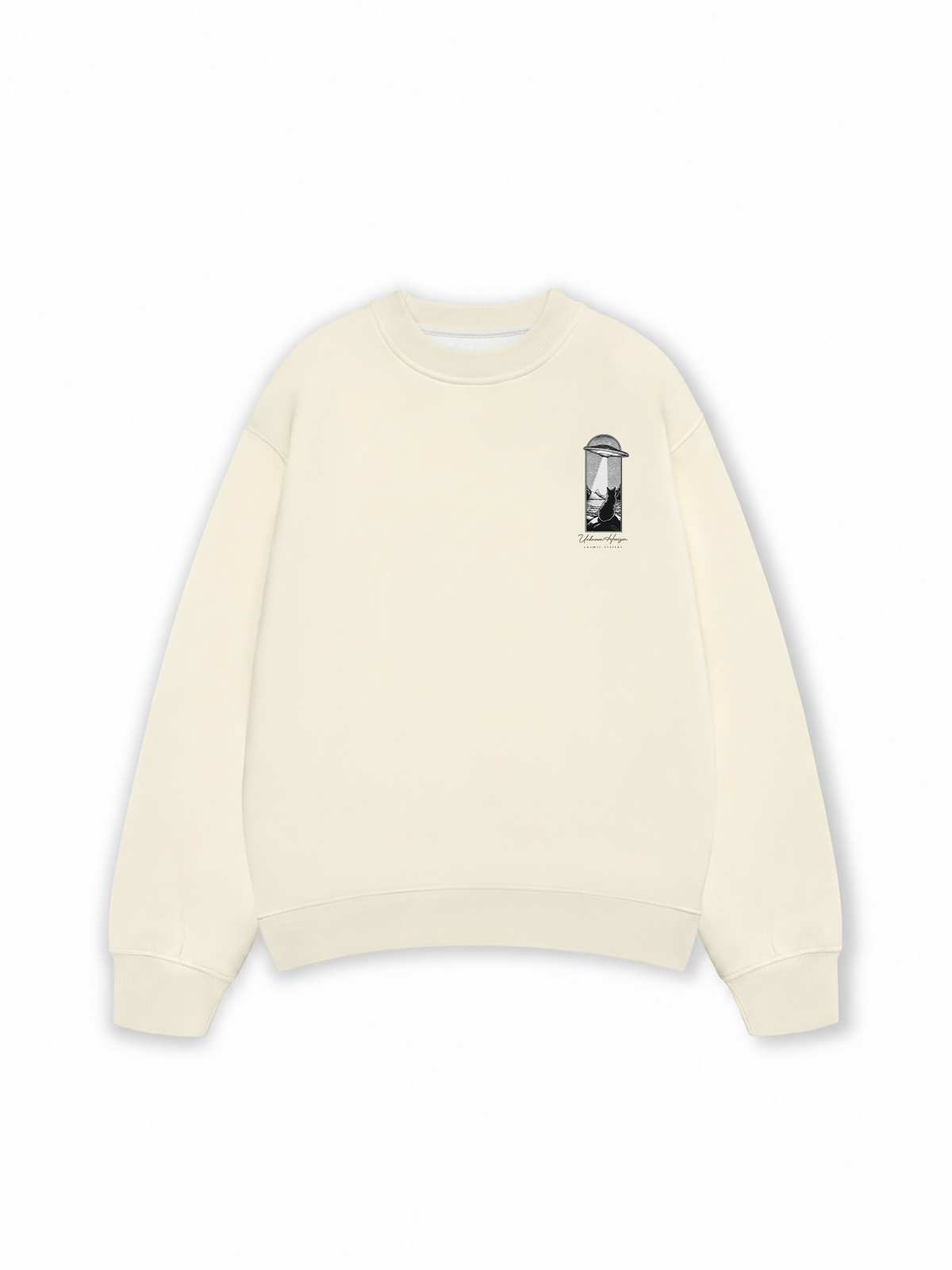 Áo Sweater Nỉ Hai Da Cosmic Visitor
