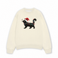 Áo Sweater Nỉ Hai Da Santa Catty