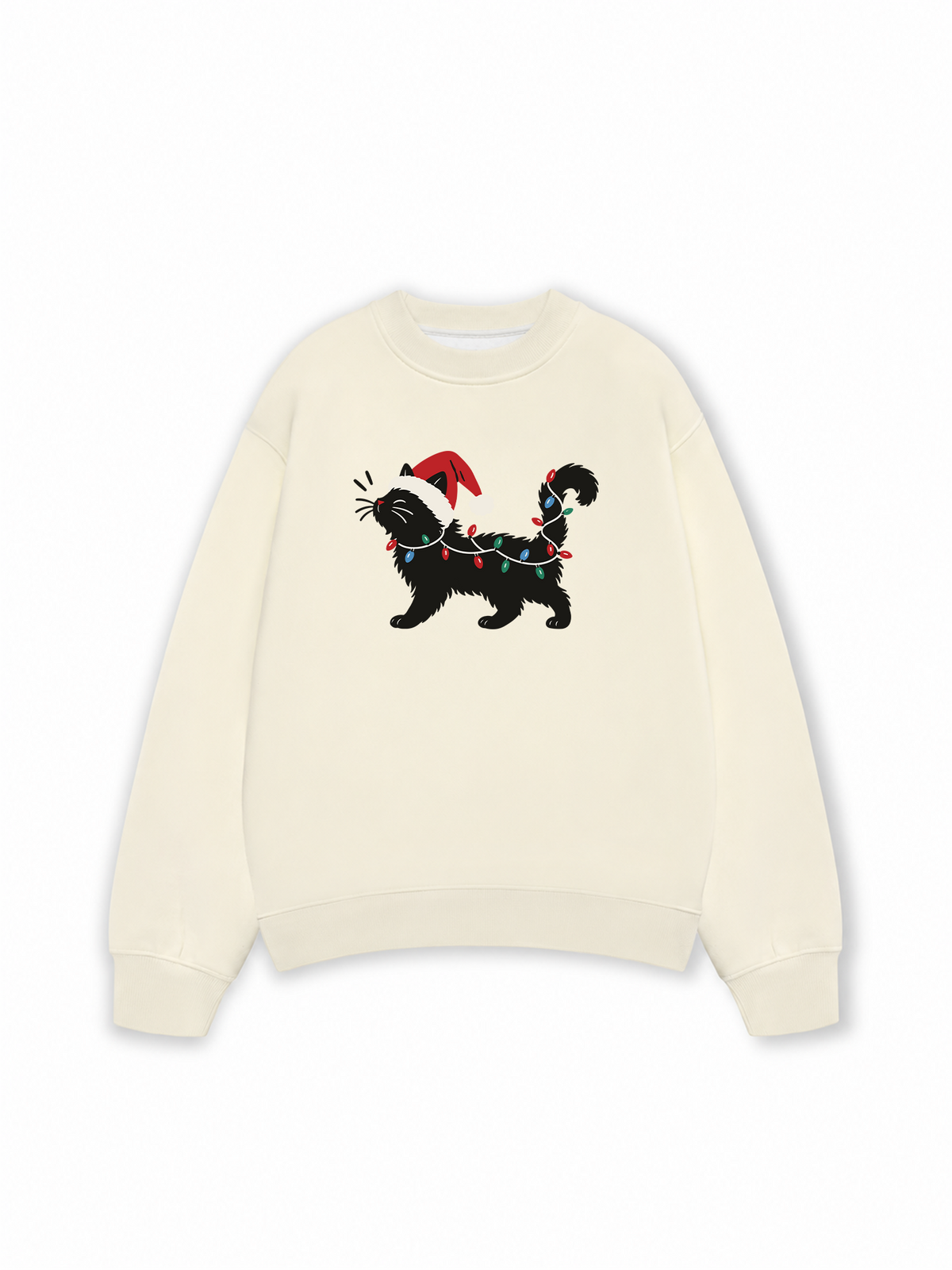 Áo Sweater Nỉ Hai Da Santa Catty