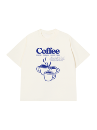 Áo Thun Relaxed Fit Coffee