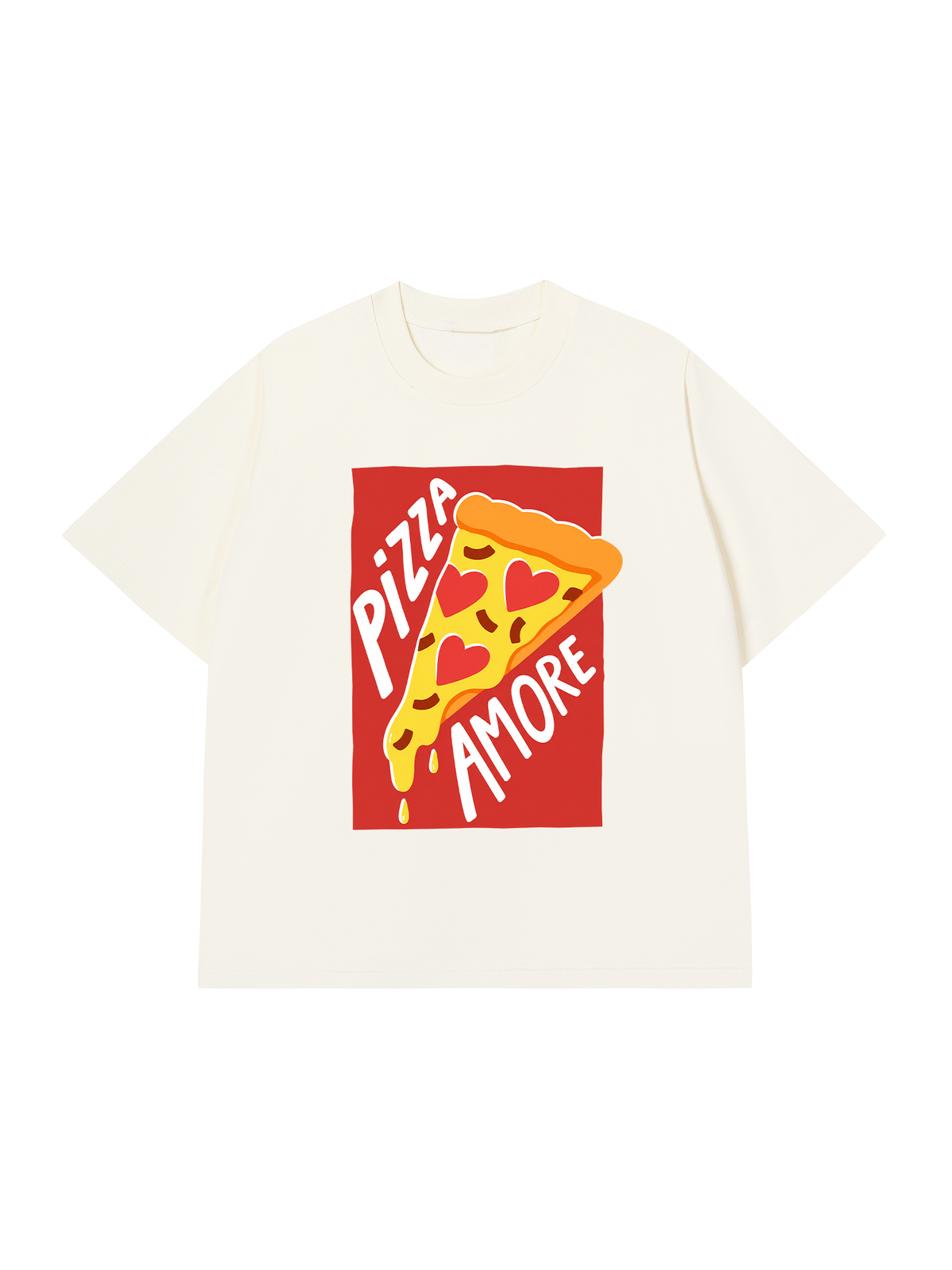 Áo Thun Relaxed Fit Pizza Amore