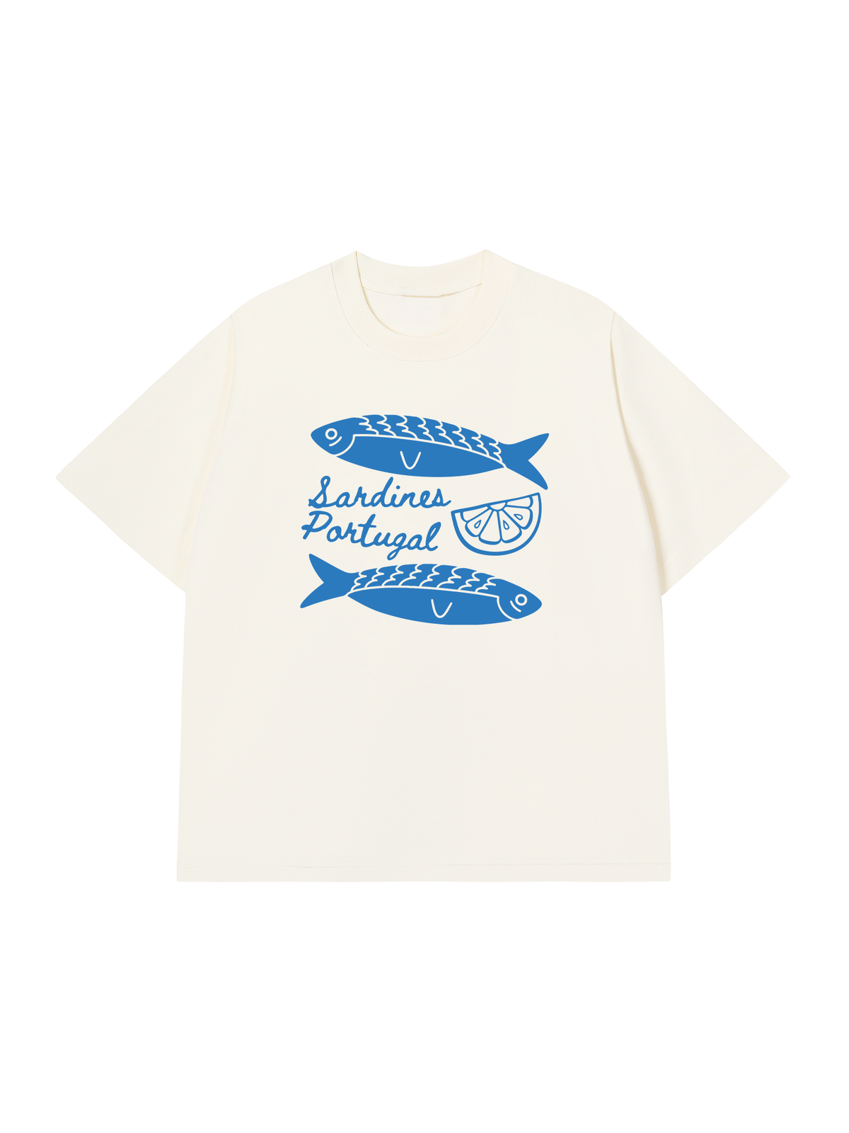 Áo Thun Relaxed Fit Blue Sardine