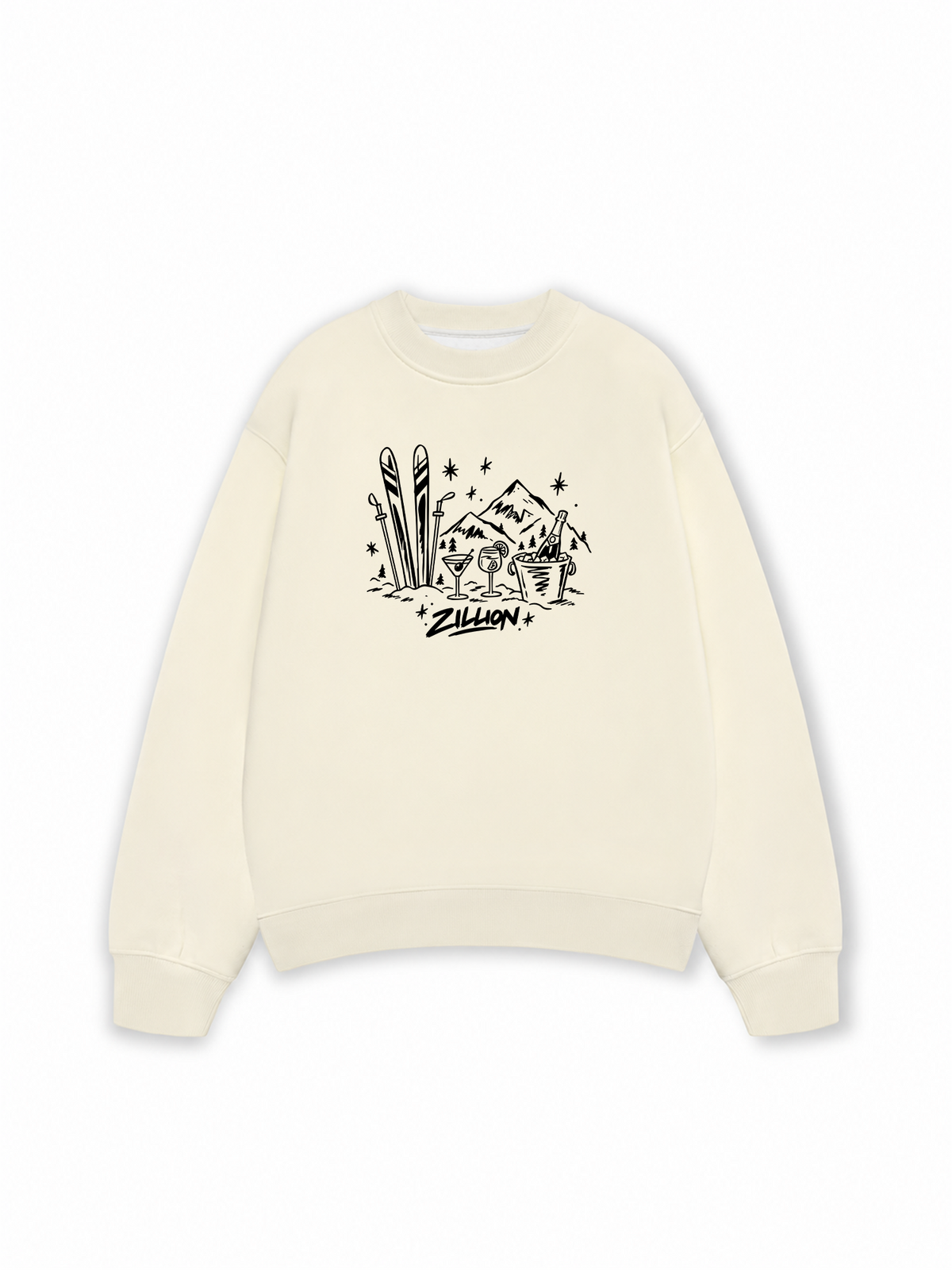 Áo Sweater Nỉ Hai Da Mountain Cheers