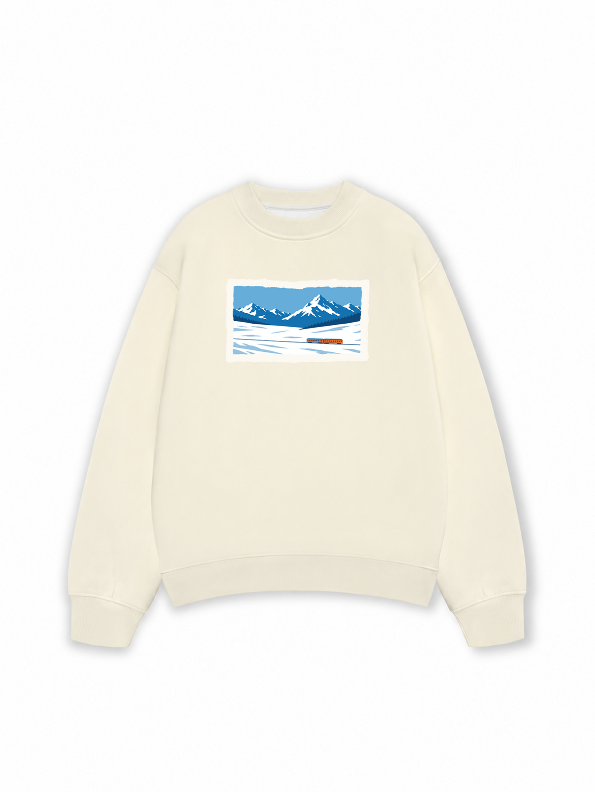 Áo Sweater Nỉ Hai Da Frozen Passage