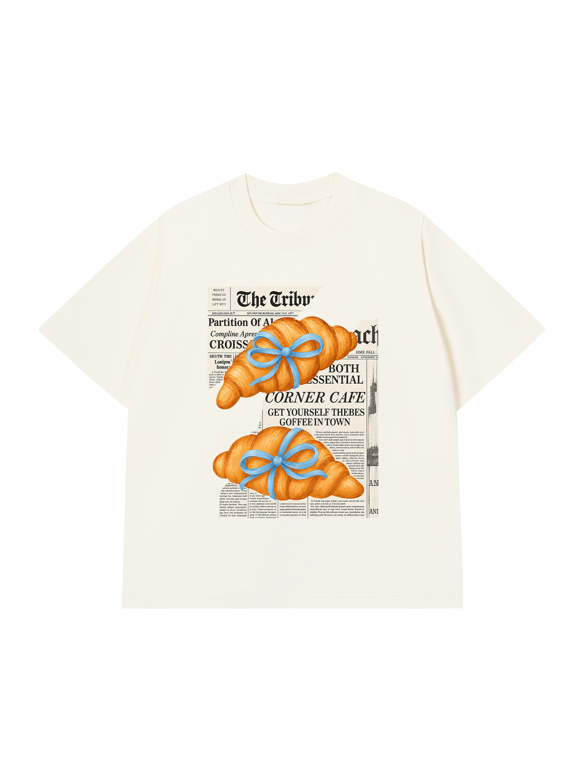 Áo Thun Relaxed Fit Butter & Bows
