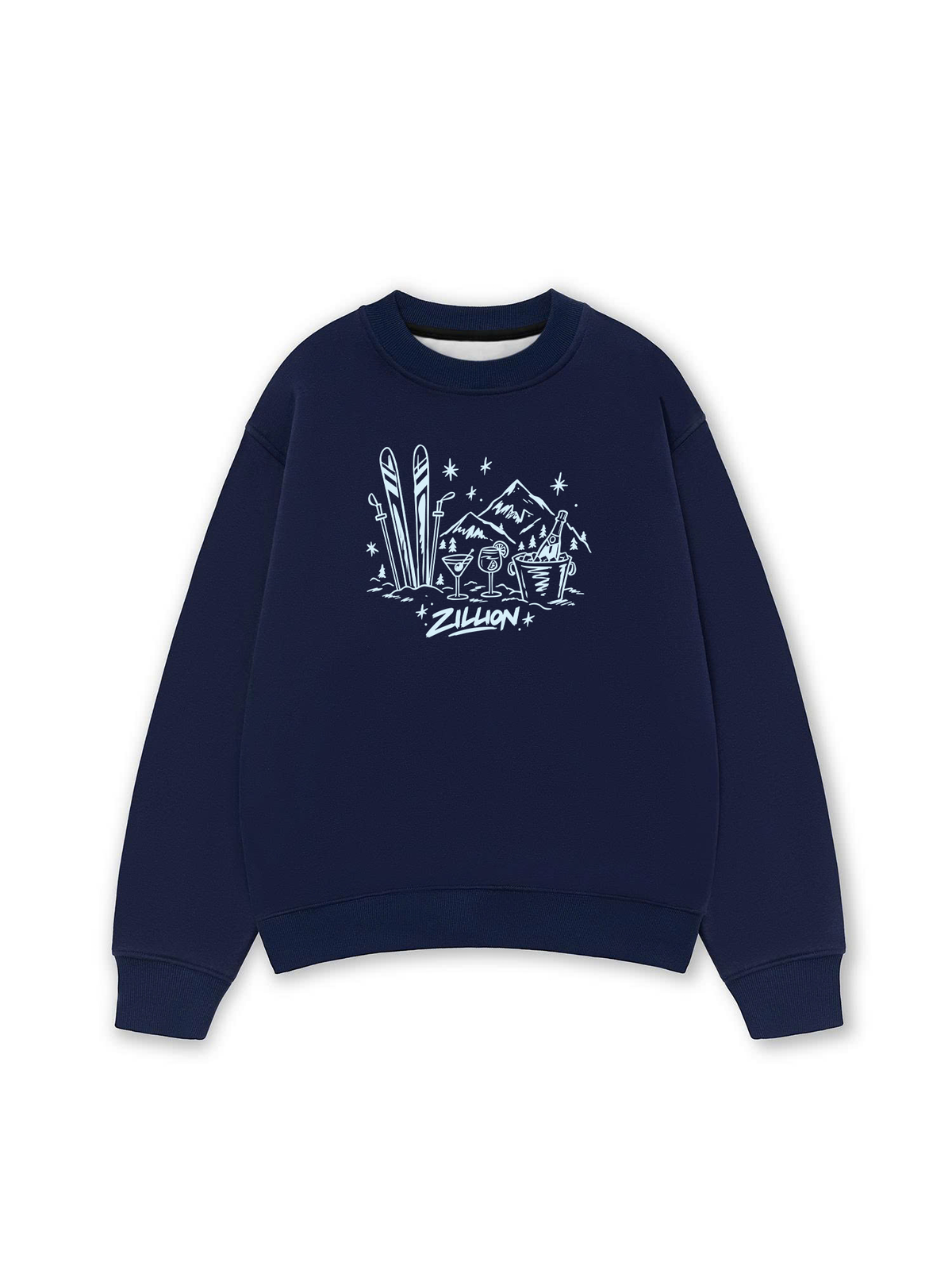Áo Sweater Nỉ Hai Da Mountain Cheers