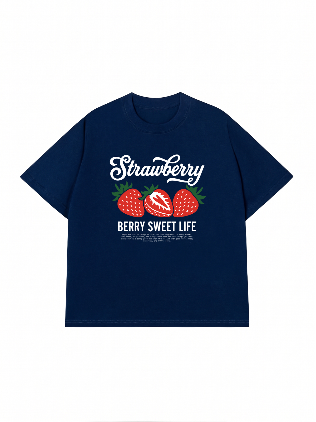 Áo Thun Relaxed Fit BERRY SWEET LIFE