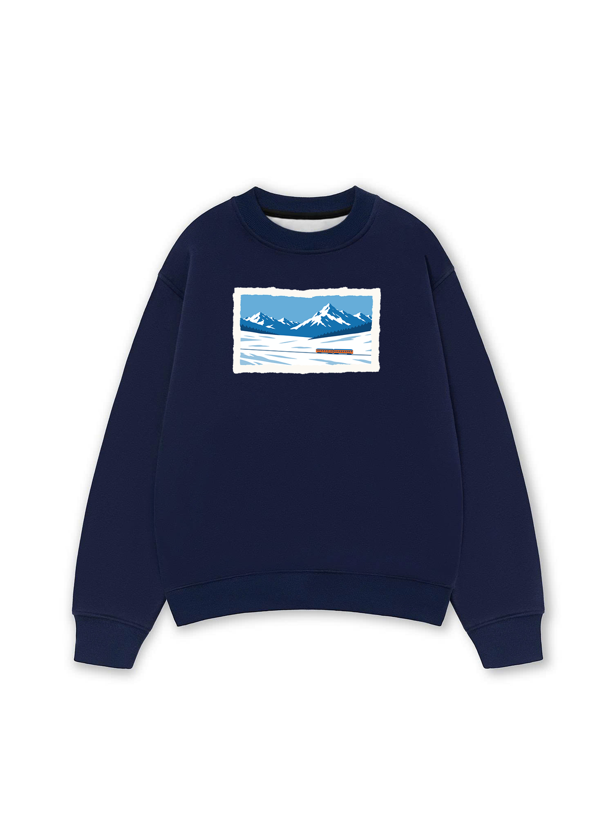 Áo Sweater Nỉ Hai Da Frozen Passage