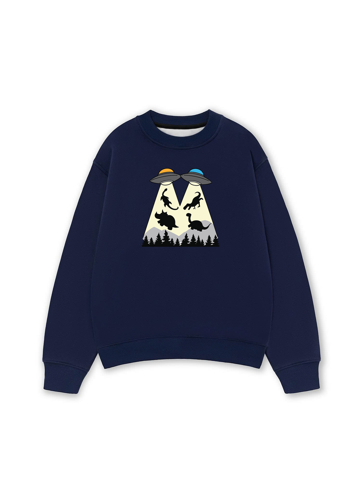 Áo Sweater Nỉ Hai Da DINO ABDUCTION