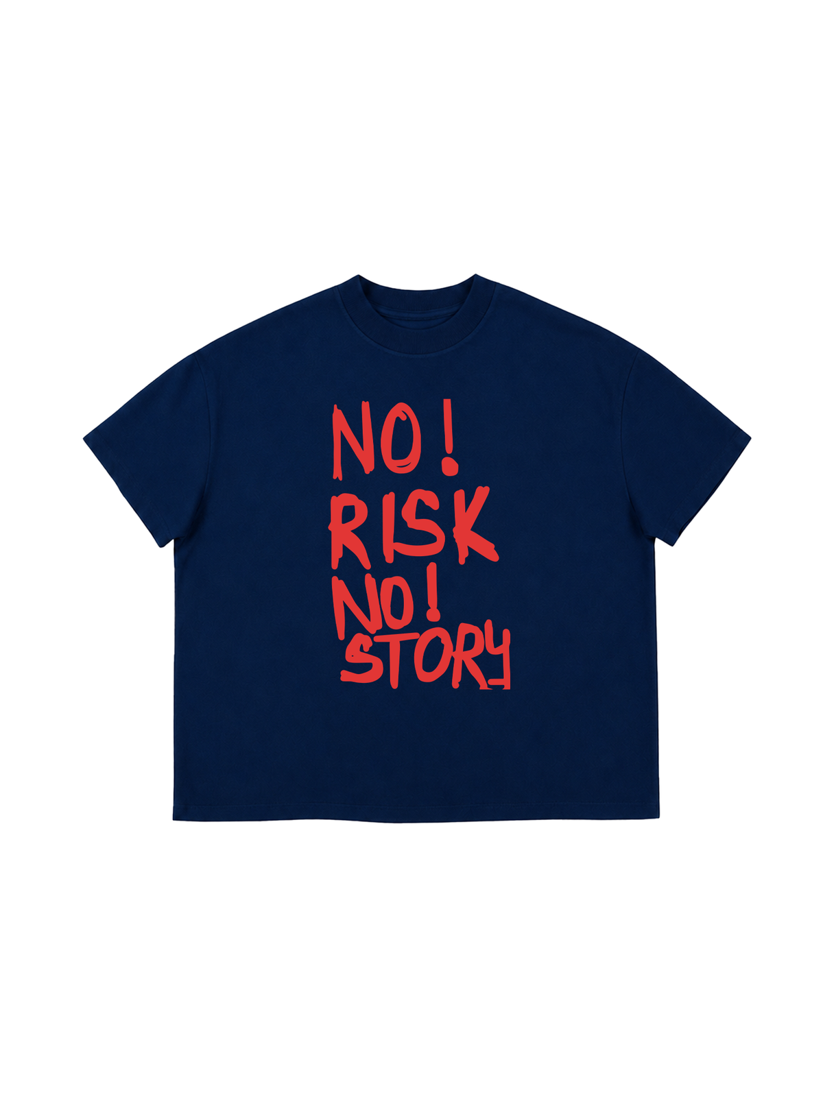 Áo Thun Boxy No Risk No Story