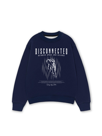 Áo Sweater Nỉ Hai Da Disconected