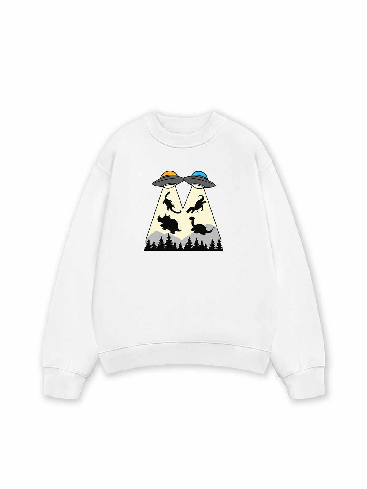 Áo Sweater Nỉ Hai Da DINO ABDUCTION