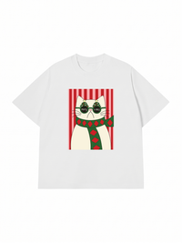 Áo Thun Relaxed Fit Meowy Christmas