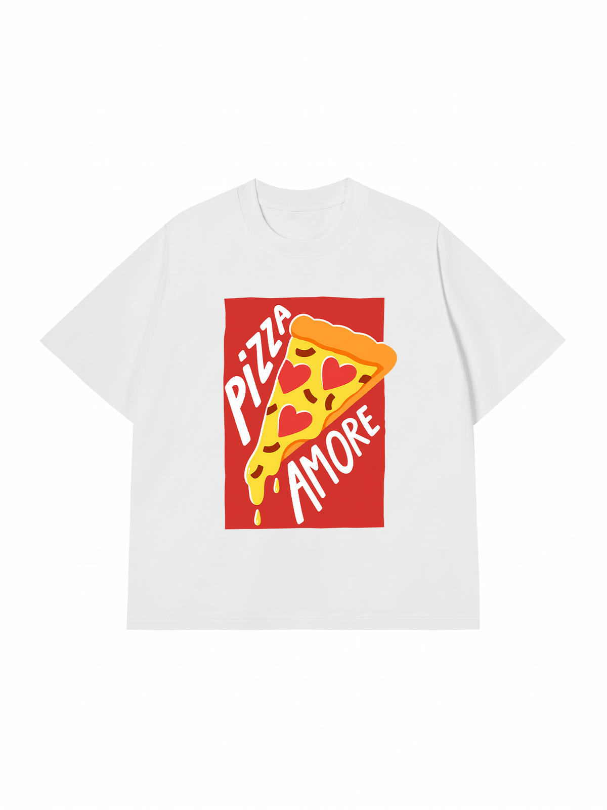 Áo Thun Relaxed Fit Pizza Amore