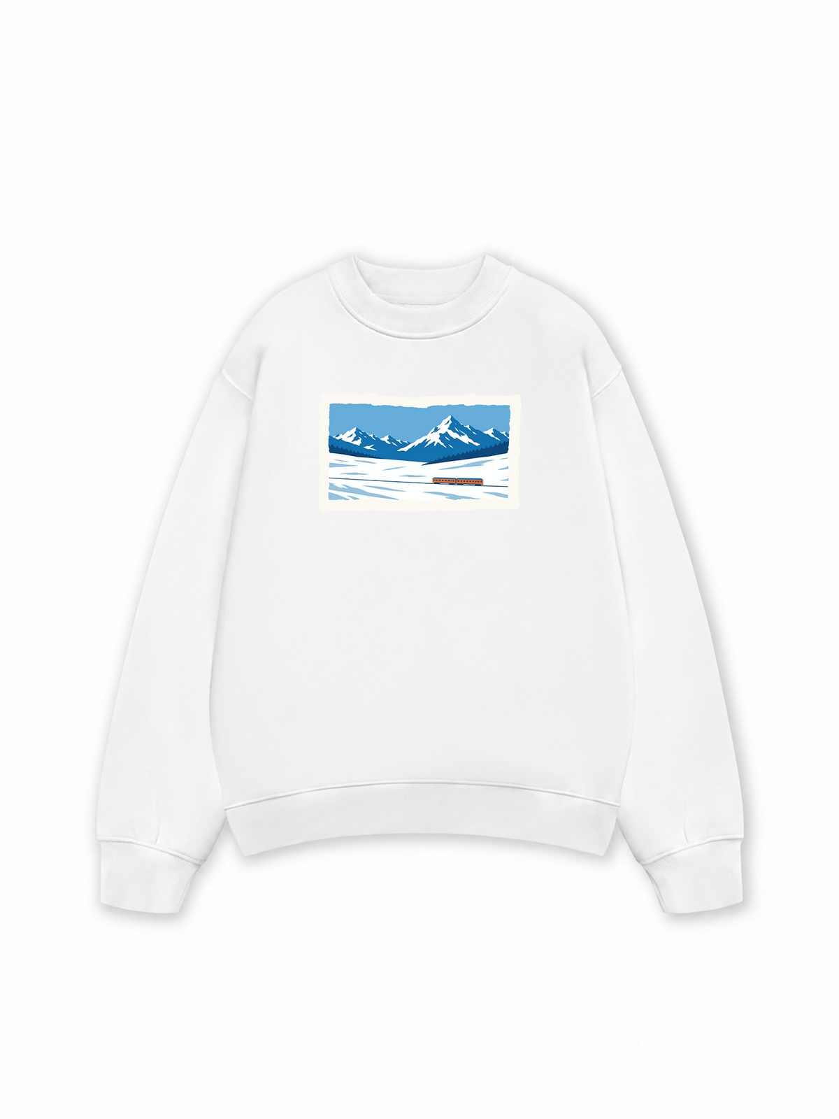 Áo Sweater Nỉ Hai Da Frozen Passage