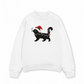 Áo Sweater Nỉ Hai Da Santa Catty