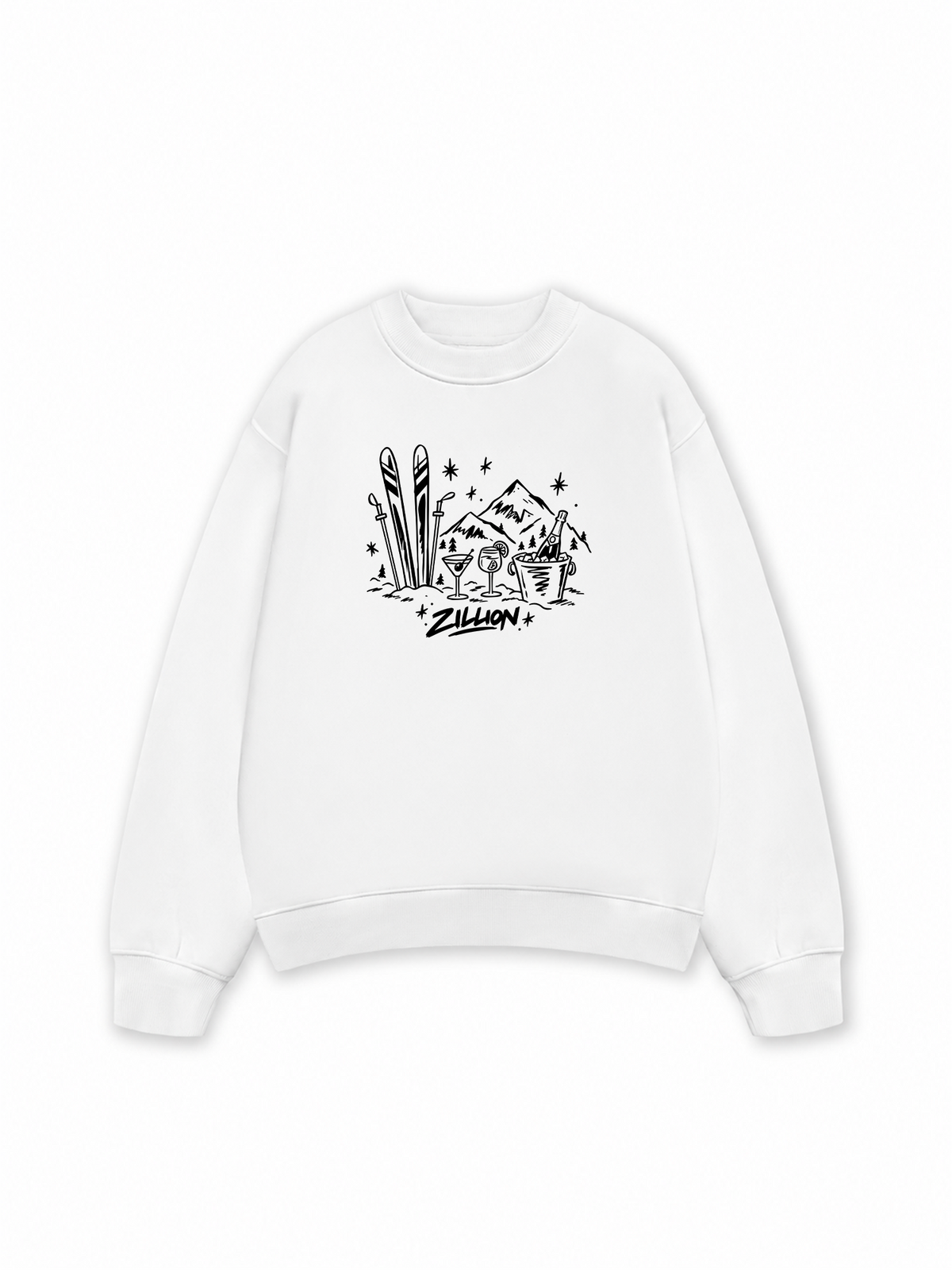 Áo Sweater Nỉ Hai Da Mountain Cheers