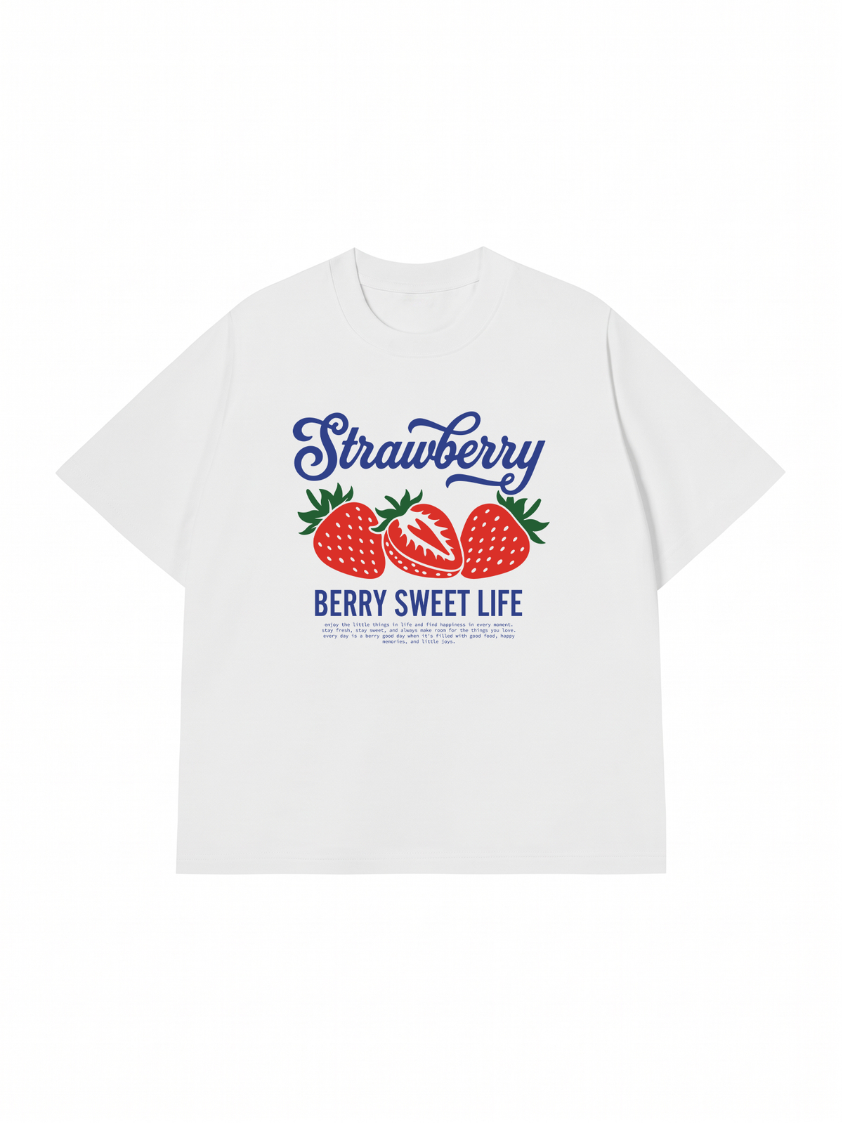 Áo Thun Relaxed Fit BERRY SWEET LIFE