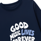 Áo Thun Dài Tay Good Music Lives Forever
