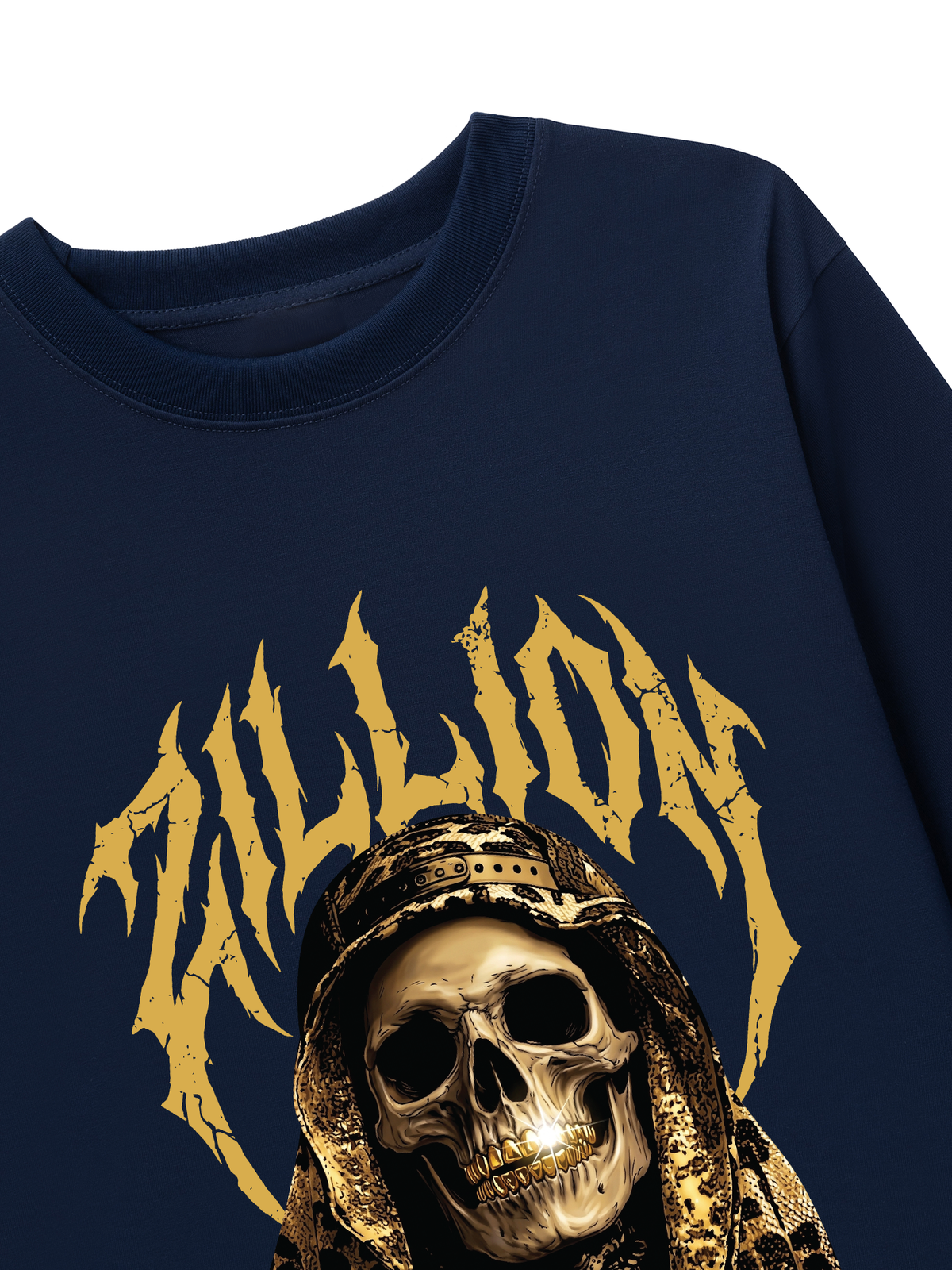 Áo Thun Dài Tay Golden Skull