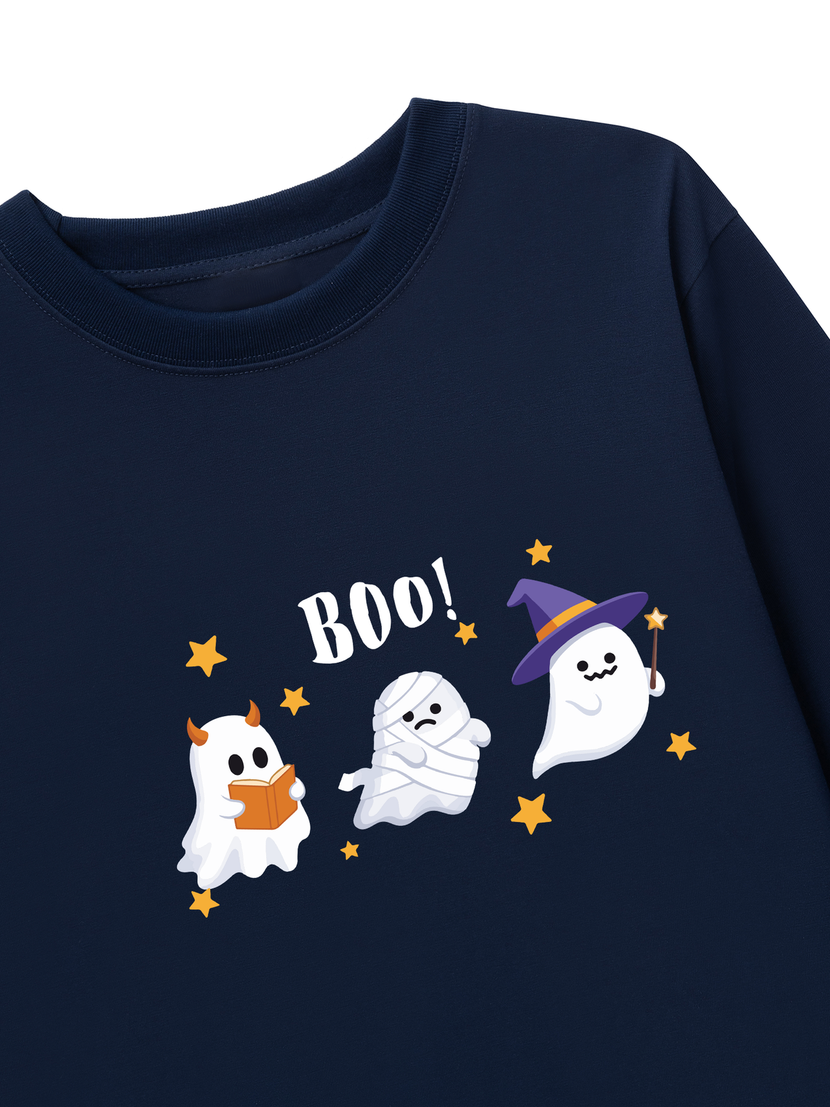 Áo Thun Dài Tay BOO! Ghosts