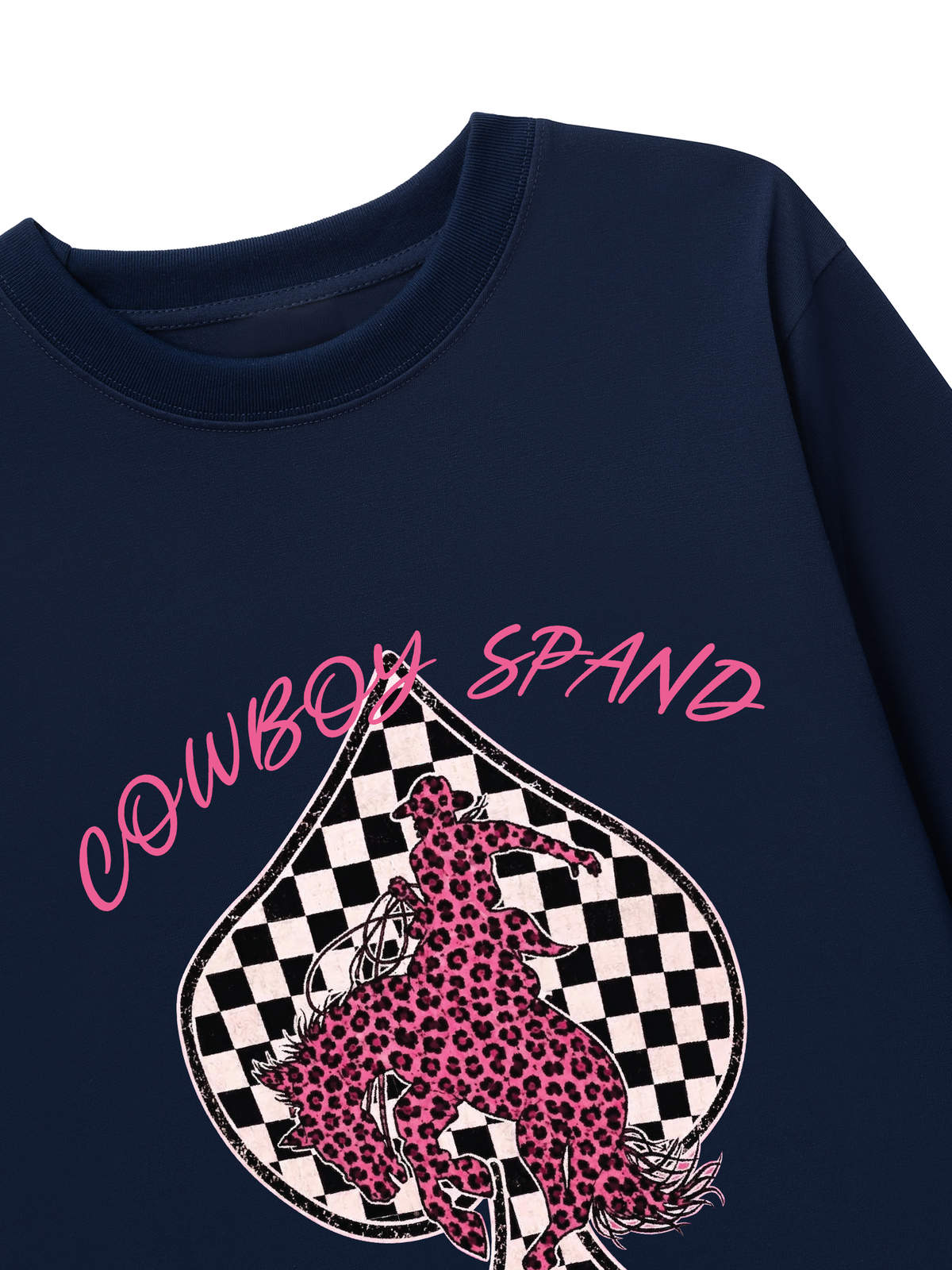 Áo Thun Dài Tay Pink Cowboy Spand