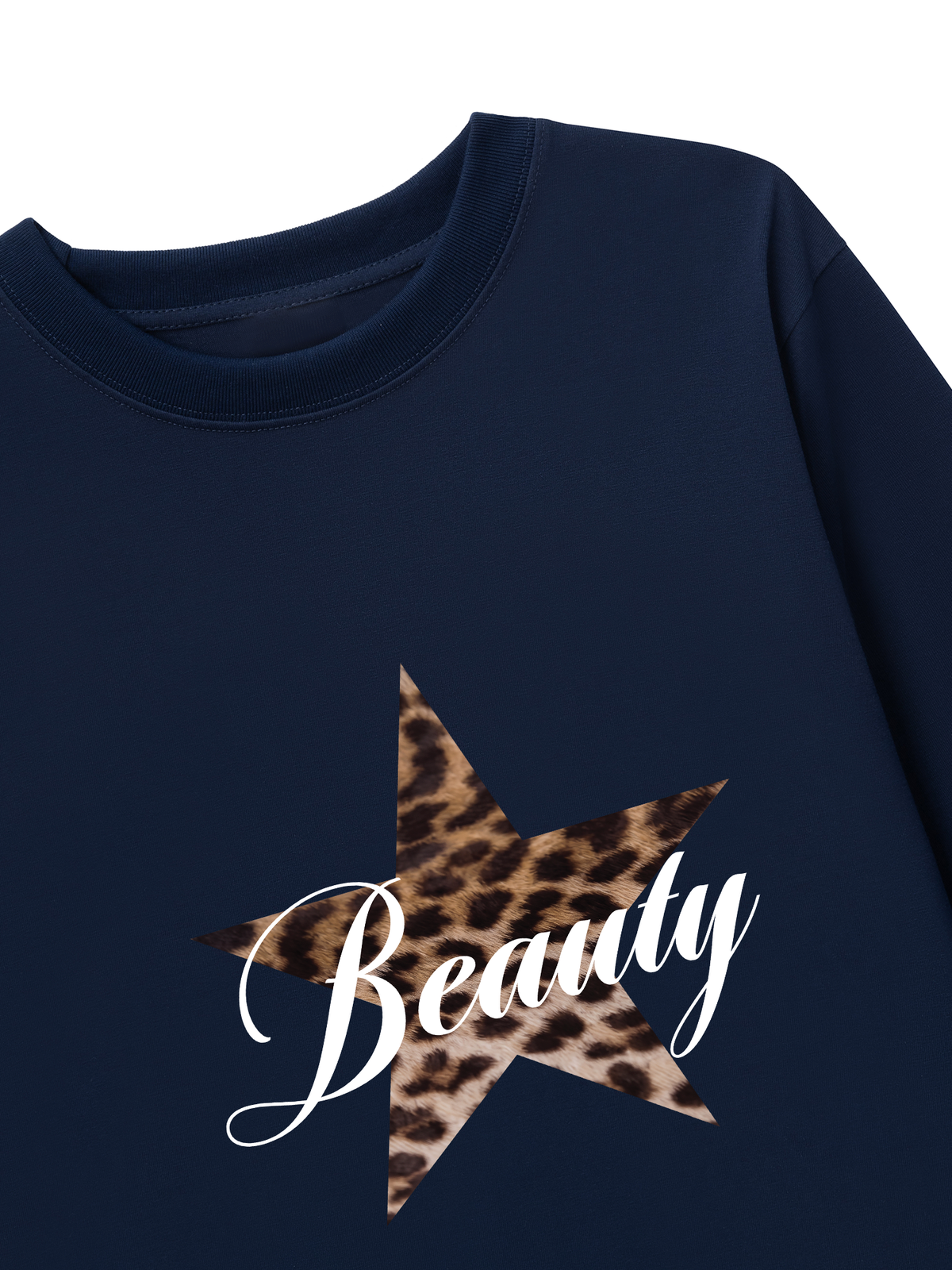 Áo Thun Dài Tay Beauty Leopard Star