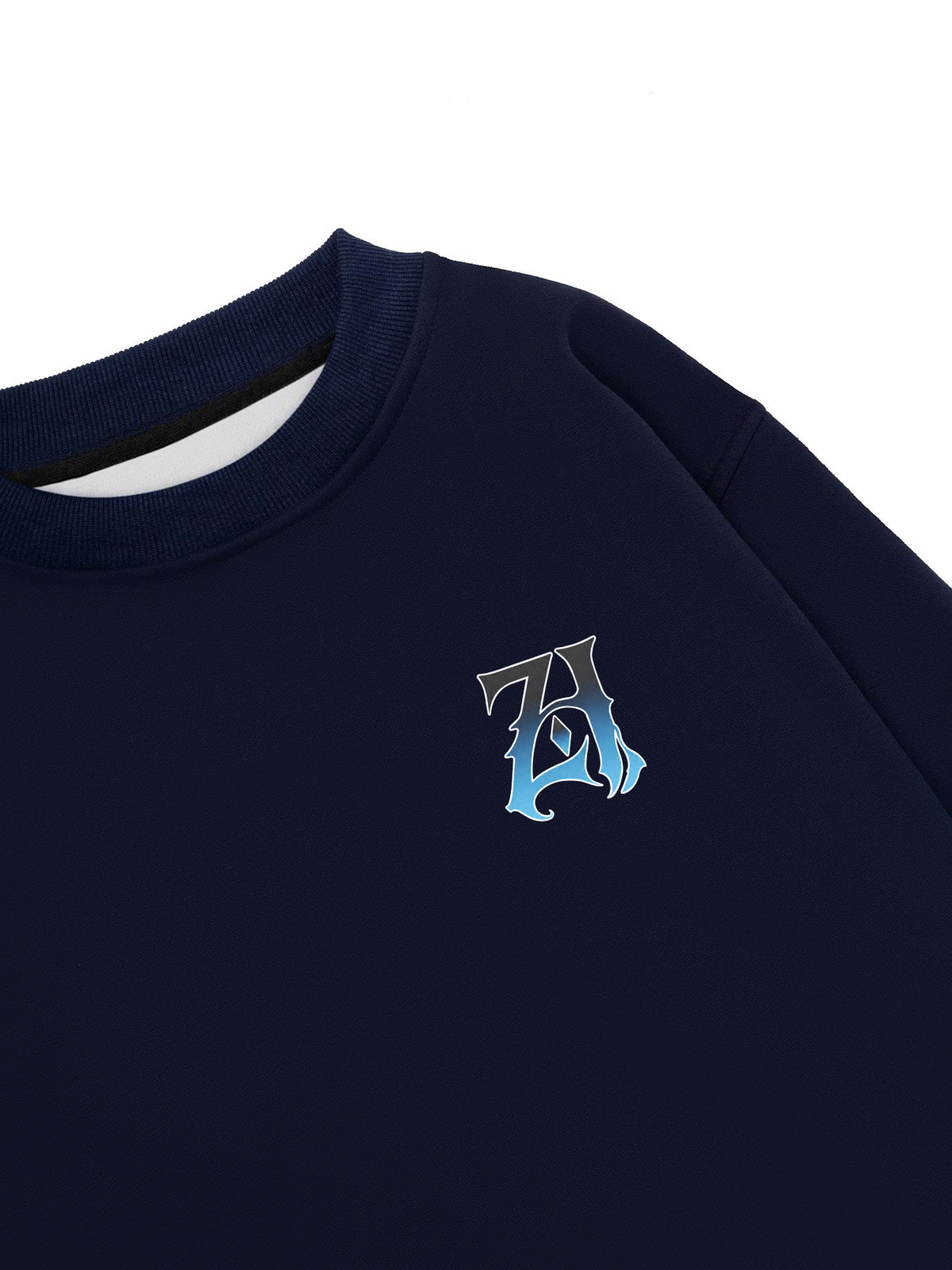 Áo Sweater Nỉ Hai Da  Hidden Meaning Zillion Black Blue Bandana