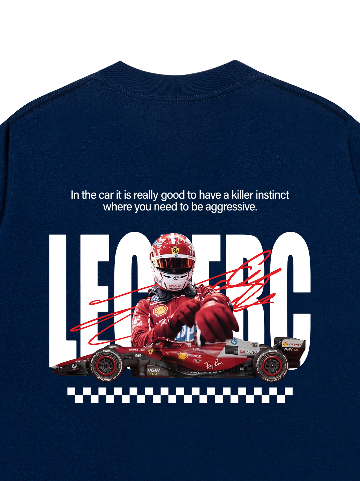 Áo Thun Relaxed Fit Car Leclerc