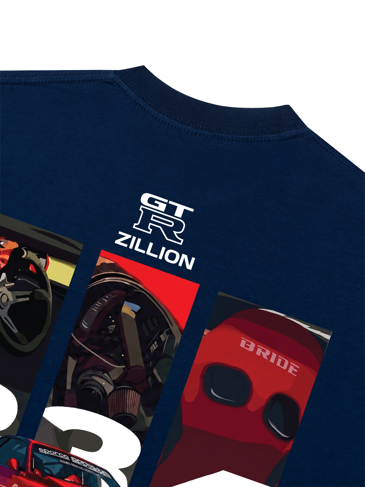 Áo Thun Boxy Car Zillion GT R