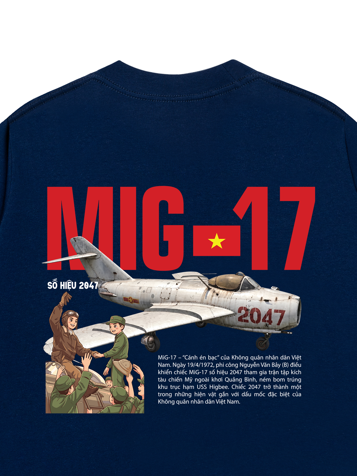 Áo Thun Relaxed Fit Mig-17