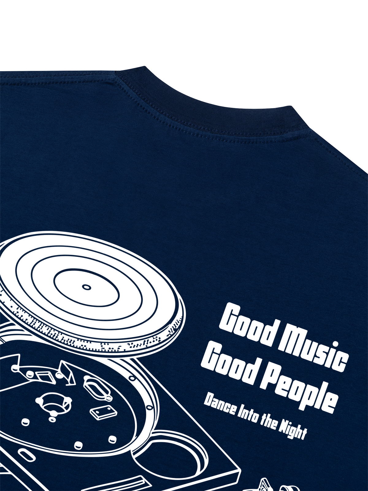Áo Thun Boxy Good Music Good People