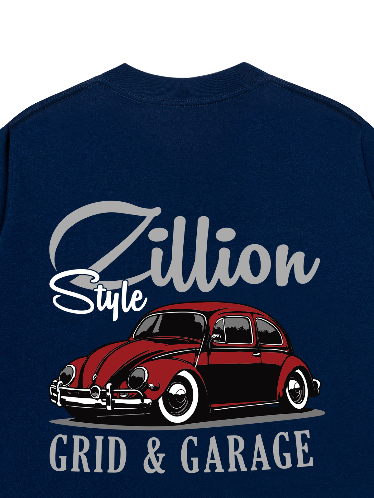 Áo Thun Relaxed Fit Zillion Style Grid & Garage