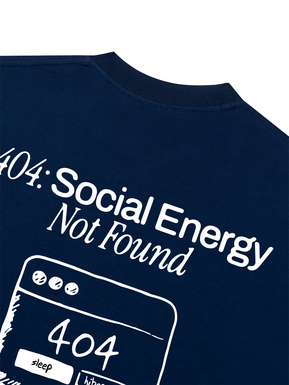 Áo Thun Boxy Social Energy Not Found