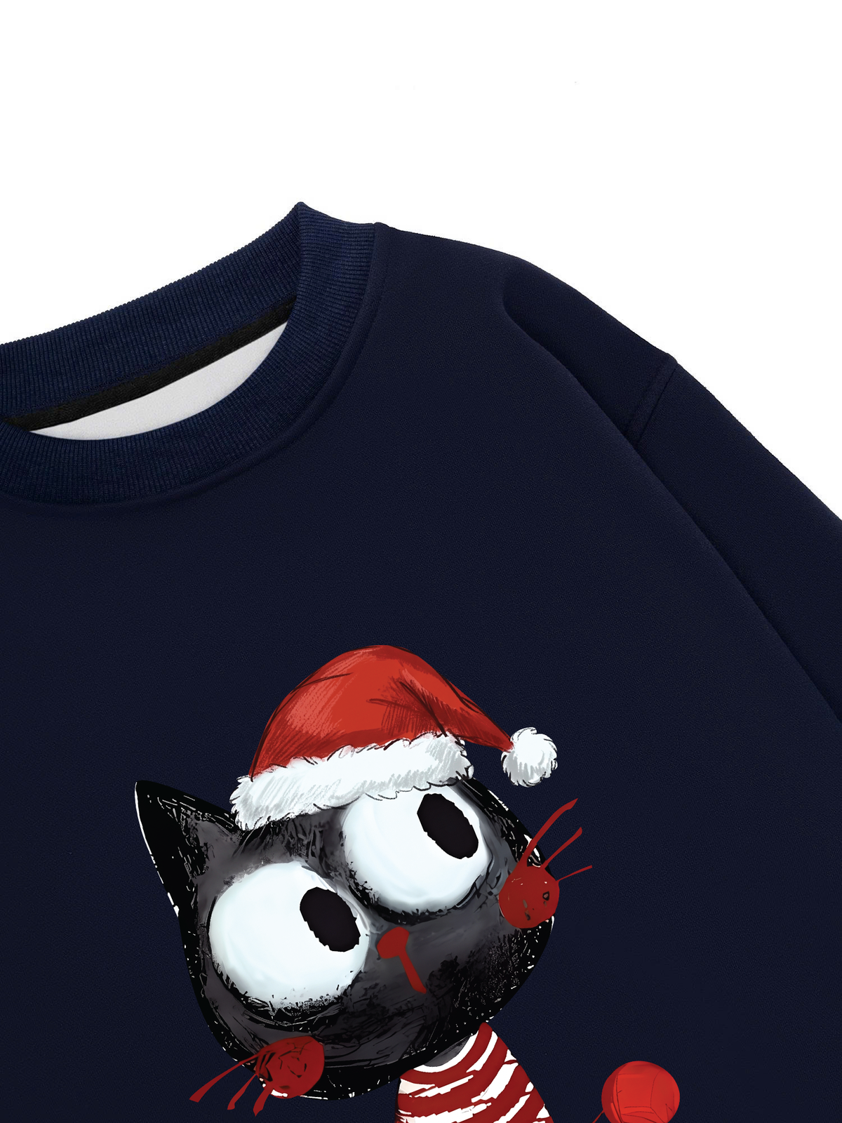 Áo Sweater Nỉ Hai Da Cute Cat