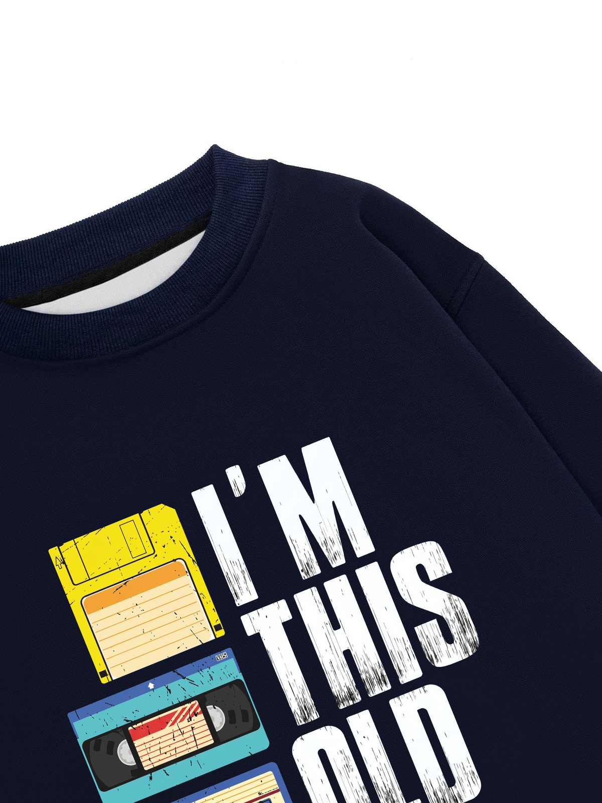 Áo Sweater Nỉ Hai Da I'm This Old