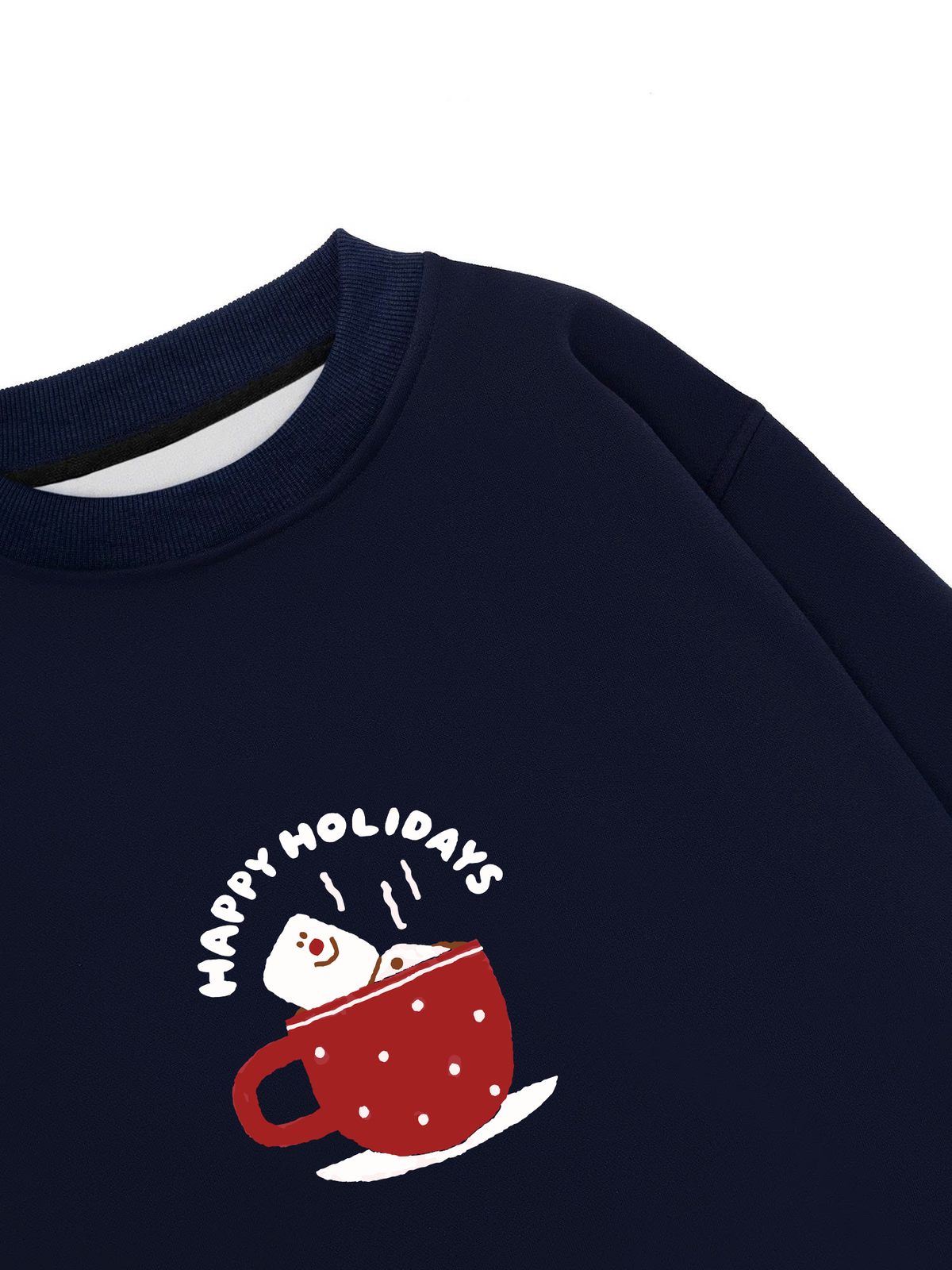 Áo Sweater Nỉ Hai Da Happy Holidays