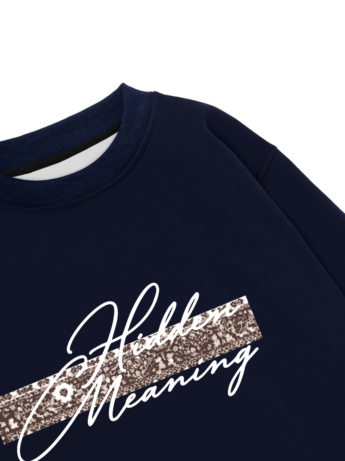 Áo Sweater Nỉ Hai Da Hidden Meaning