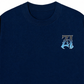 Áo Thun Relaxed Fit Hidden Meaning Zillion Black Blue Bandana