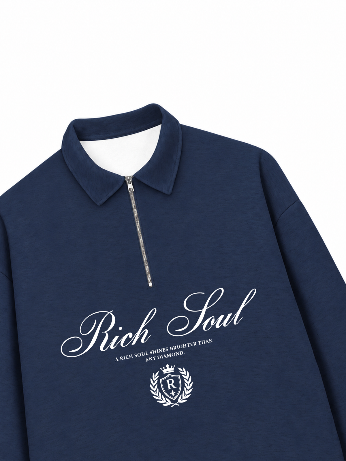 Áo Sweater Polo Nỉ Hai Da Rich Soul