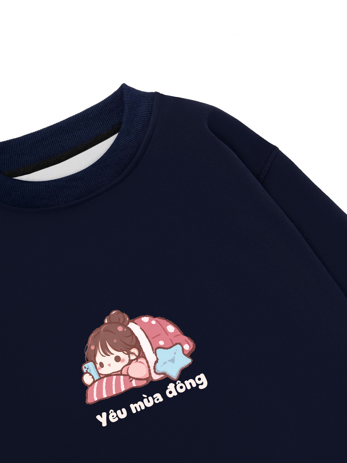Áo Sweater Nỉ Hai Da Yêu Mùa Đông