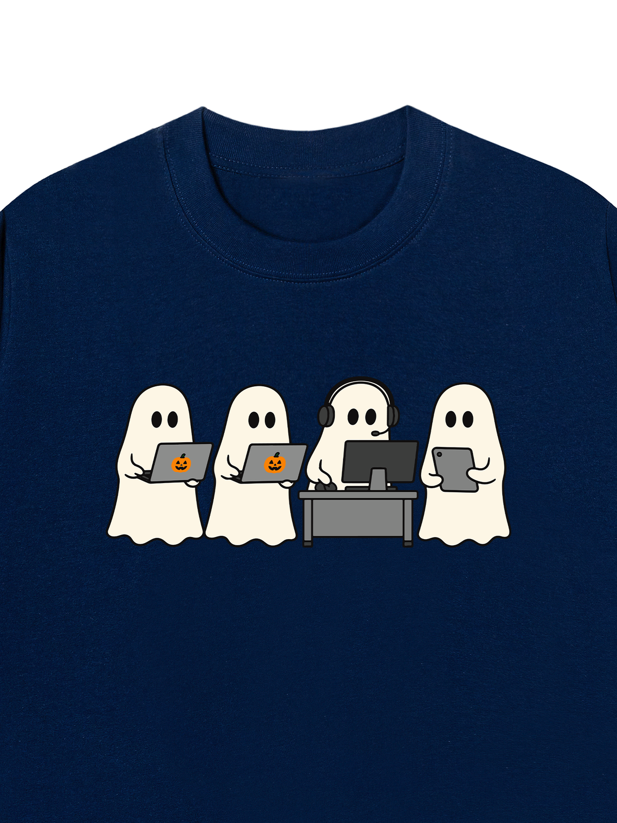 Áo Thun Relaxed Fit Ghost Office Squad