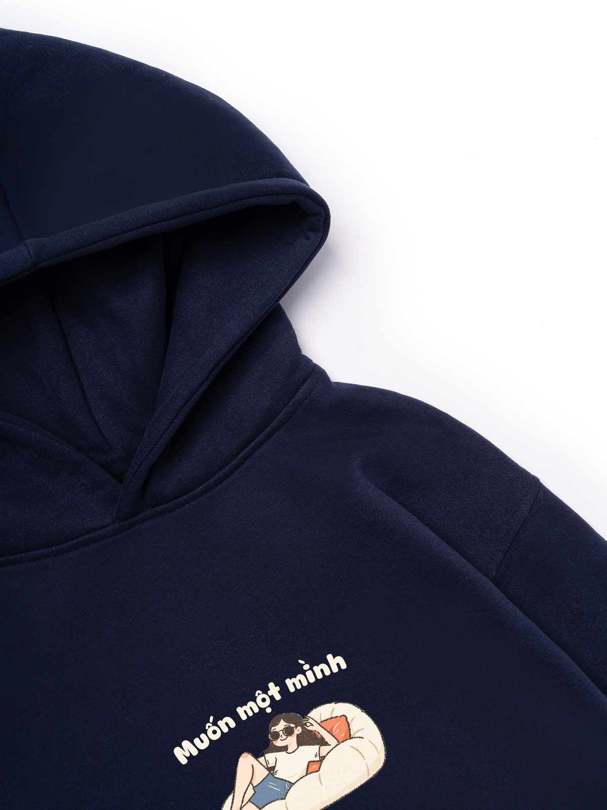 Áo Hoodie Nỉ Hai Da Muốn Một Mình
