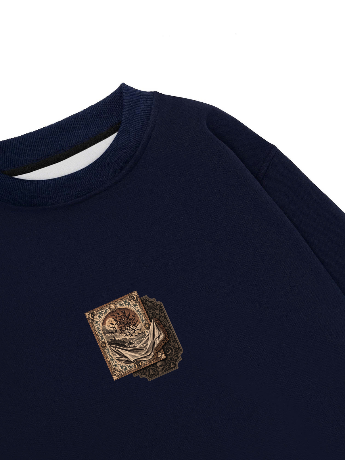 Áo Sweater Nỉ Hai Da Shadows of the Night