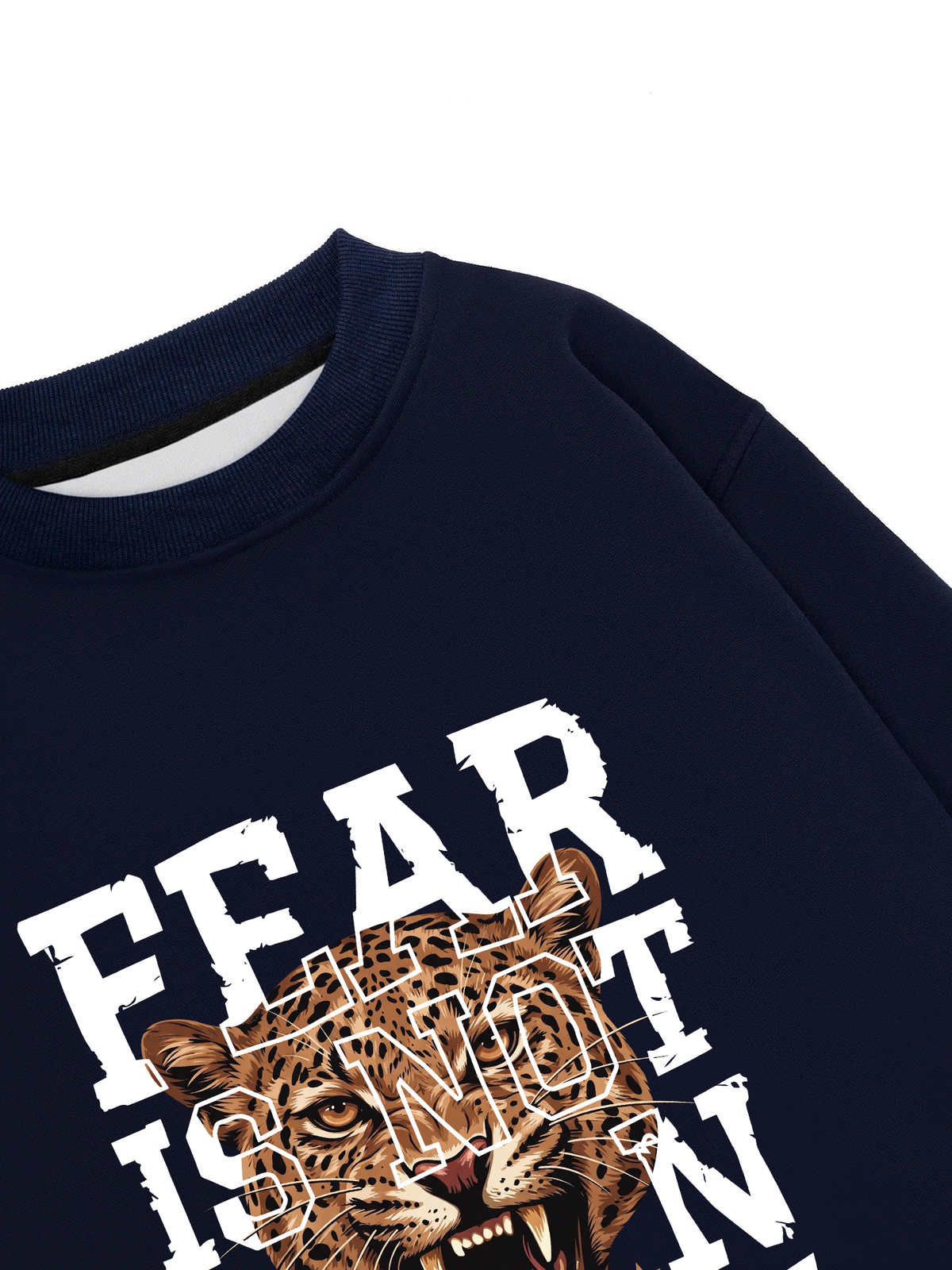 Áo Sweater Nỉ Hai Da Fear Is Not An Option