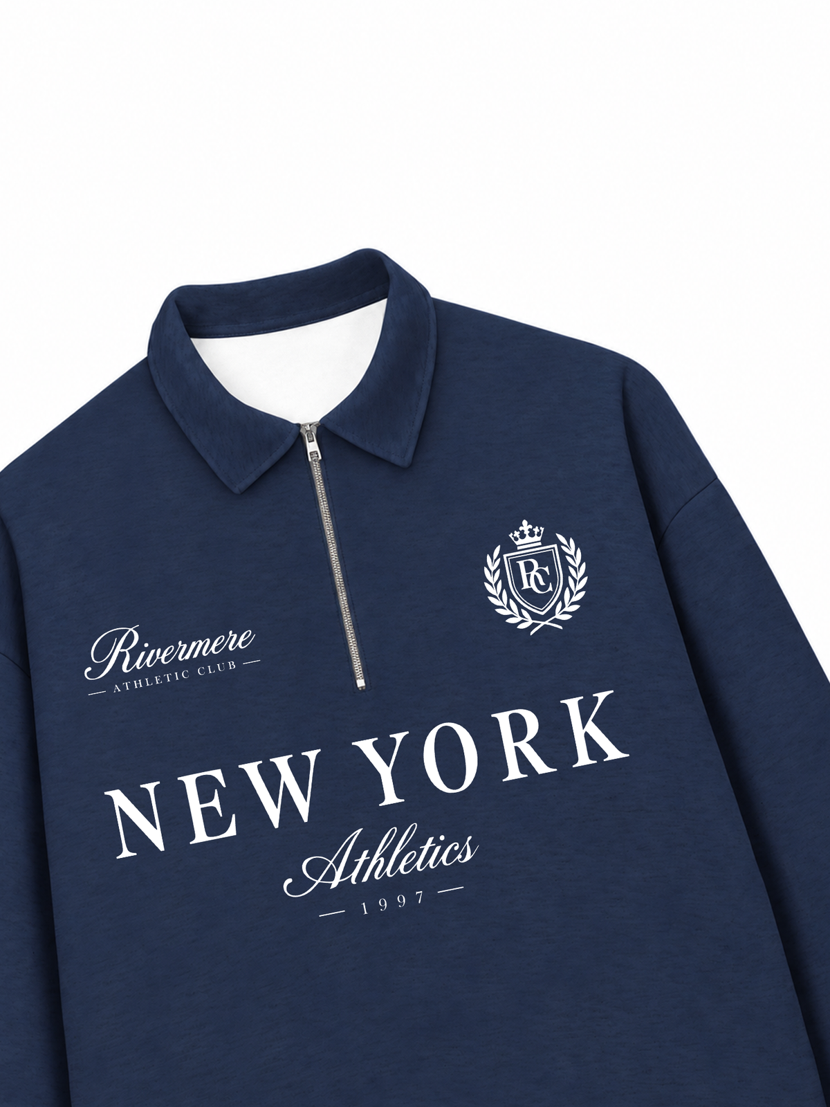 Áo Sweater Polo Nỉ Hai Da New York