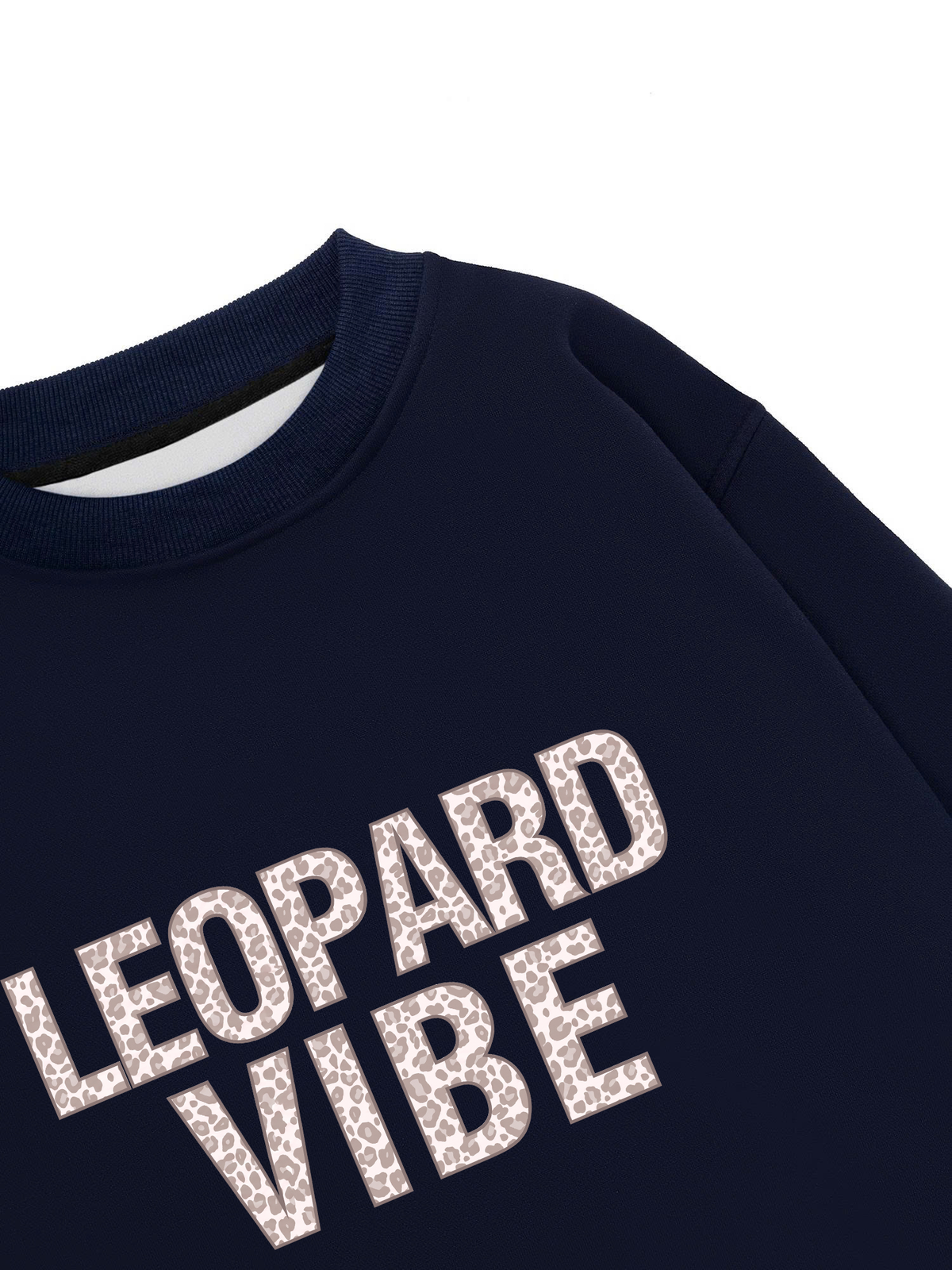 Áo Sweater Nỉ Hai Da Leopard Vibe